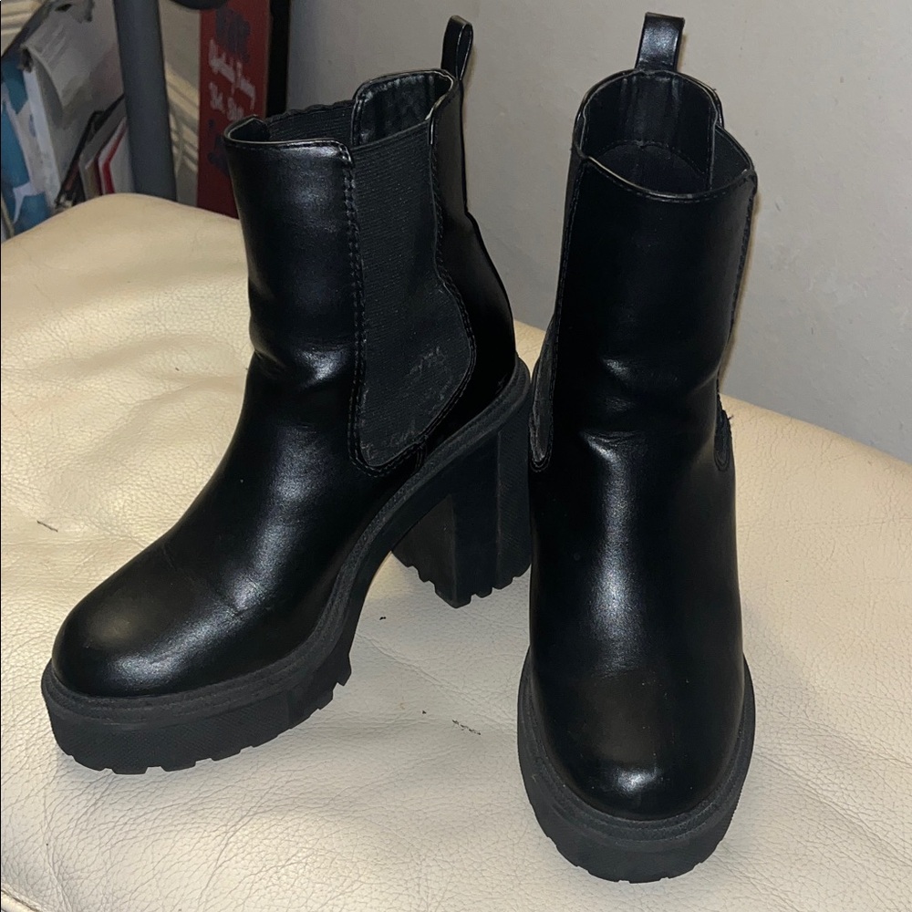 Women’s Black Platform Boots